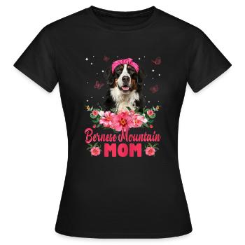 Maman bouvier bernoise - T-shirt Femme - noir - Devant - AI Model Female 172 dark (172cm)