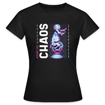 Chaos - T-shirt Femme - noir - Devant - AI Model Female 172 dark (172cm)