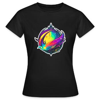 Espace incroyable - T-shirt Femme - noir - Devant - AI Model Female 172 dark (172cm)
