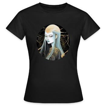 Concours gothique2023 - T-shirt Femme - noir - Devant - AI Model Female 172 dark (172cm)