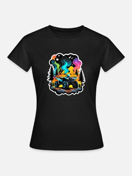 Quad & Offroad - Frauen T-Shirt - Schwarz