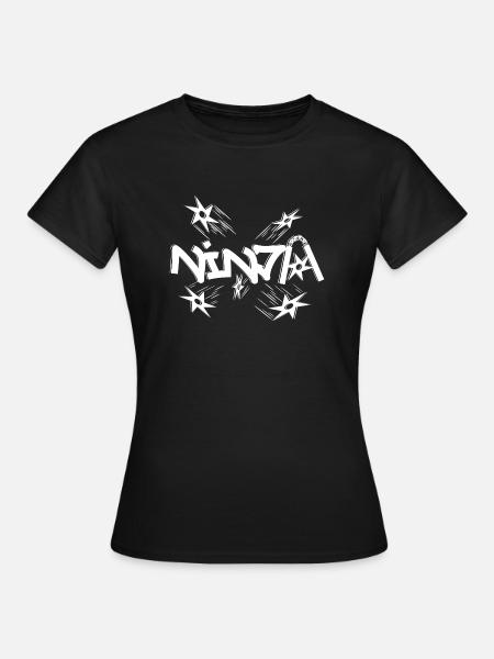 Ninja - Frauen T-Shirt - Schwarz