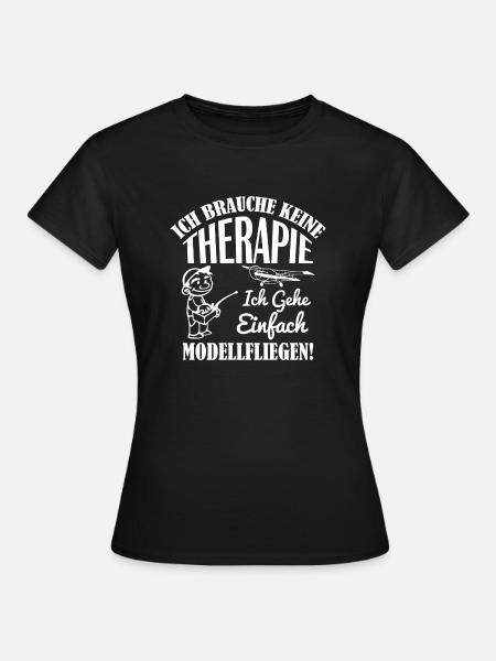 Modellfliegen - Frauen T-Shirt - Schwarz