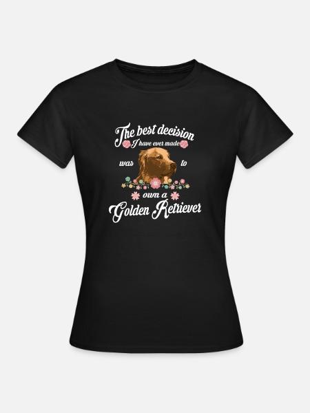 Golden retriever - Women's T-Shirt - black