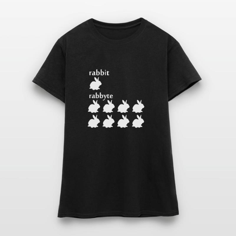 Programmer computer scientist byte rabbit gift Women's T-Shirt