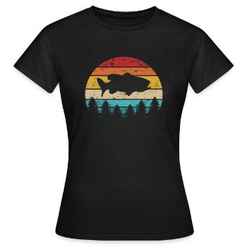 Barsch - Frauen T-Shirt - Schwarz - Vorne - AI Model Female 172 dark (172cm)