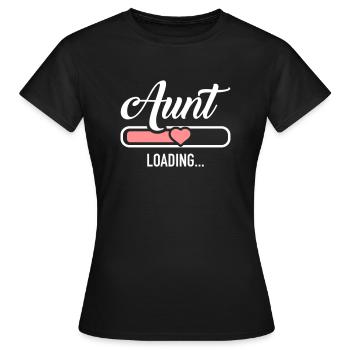 tante - T-shirt Femme - noir - Devant - AI Model Female 172 dark (172cm)