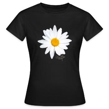 Marguerite - T-shirt Femme - noir - Devant - AI Model Female 172 dark (172cm)
