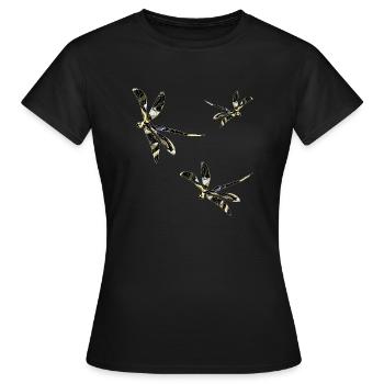 Important - T-shirt Femme - noir - Devant - AI Model Female 172 dark (172cm)