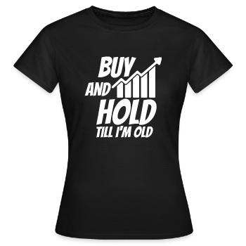 ACHETER ET CONSERVER JUSQU’À CE QUE JE SOIS VIEUX - T-shirt Femme - noir - Devant - AI Model Female 172 dark (172cm)