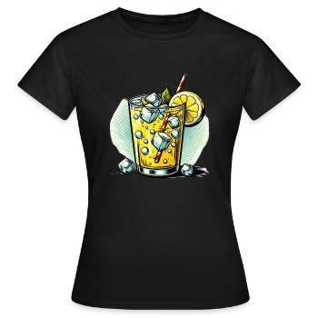 Limonade - Frauen T-Shirt - Schwarz - Vorne - AI Model Female 172 dark (172cm)