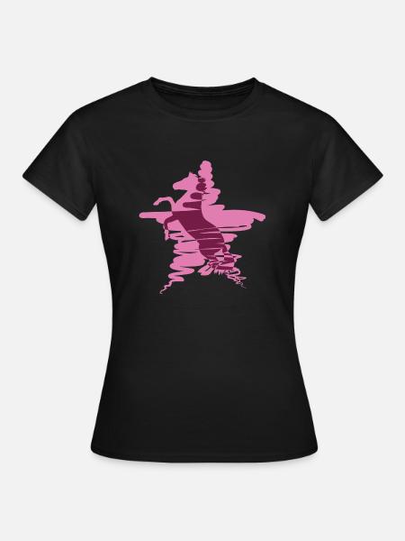 Star Horse - Frauen T-Shirt - Schwarz
