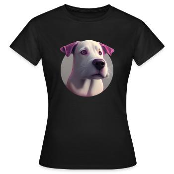 Treuer Begleiter - Frauen T-Shirt - Schwarz - Vorne - AI Model Female 172 dark (172cm)