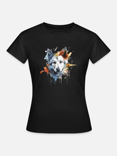 Chemise pour chien 1 - T-shirt Femme - noir