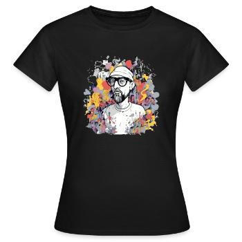 Markieren Sie den Maler - Frauen T-Shirt - Schwarz - Vorne - AI Model Female 172 dark (172cm)
