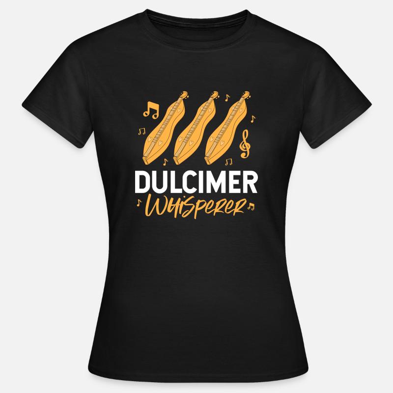 Dulcimer whisperer - Women's T-Shirt - black