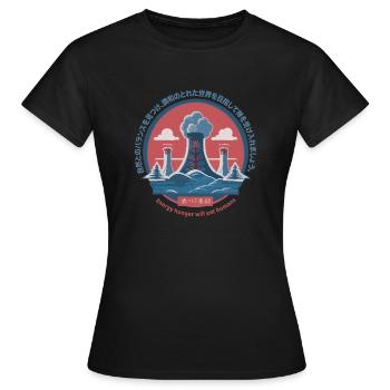 Energy Hunger - Women's T-Shirt - black - Front - AI Model Female 172 dark (172cm)