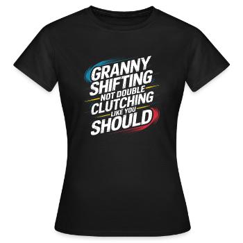 Parfait pour les fans de technologie automobile à l’ancienne - T-shirt Femme - noir - Devant - AI Model Female 172 dark (172cm)