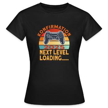 Konfirmation 2025 Konfirmand - Frauen T-Shirt - Schwarz - Vorne - AI Model Female 172 dark (172cm)
