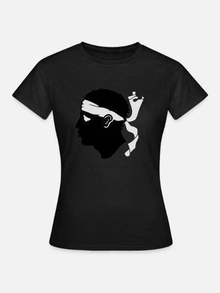 Korsika - Frauen T-Shirt - Schwarz