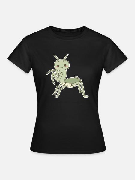 Gottesanbeterin - Frauen T-Shirt - Schwarz