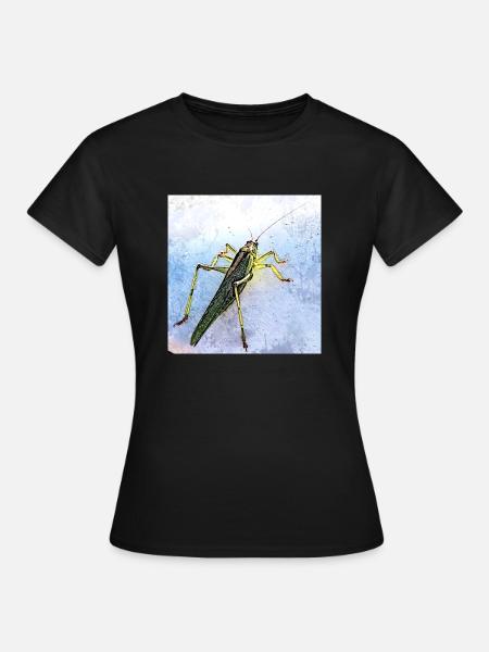 Heuschrecke - Frauen T-Shirt - Schwarz