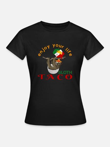 Taco Faultier - Frauen T-Shirt - Schwarz