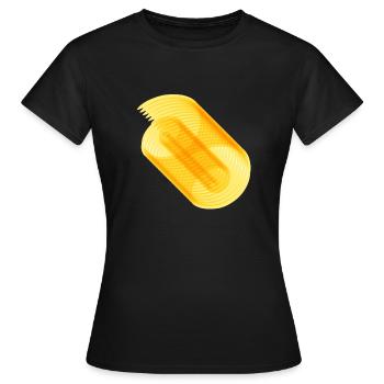 Unendliche Rolle - Frauen T-Shirt - Schwarz - Vorne - AI Model Female 172 dark (172cm)