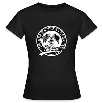 friends Team Sports - Women's T-Shirt - black - Front - AI Model Female 172 dark (172cm)