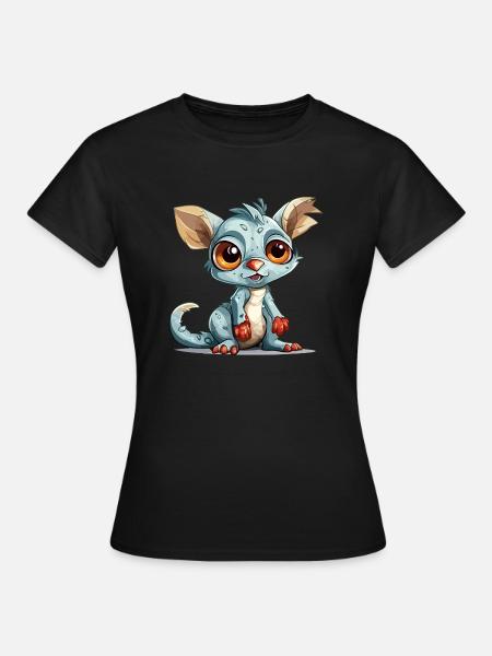Draki der Streuer - Frauen T-Shirt - Schwarz