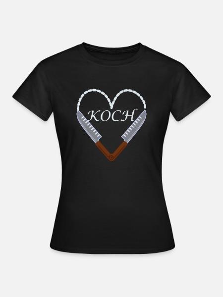 Koch - Frauen T-Shirt - Schwarz