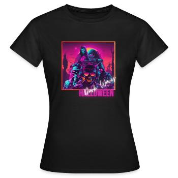 Dark Waves - Frauen T-Shirt - Schwarz - Vorne - AI Model Female 172 dark (172cm)