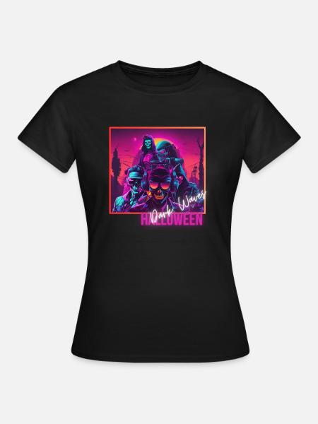 Dark Waves - Frauen T-Shirt - Schwarz