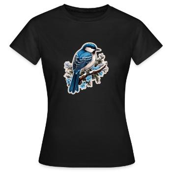 Pin - T-shirt Femme - noir - Devant - AI Model Female 172 dark (172cm)