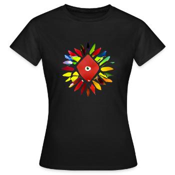Soleil - T-shirt Femme - noir - Devant - AI Model Female 172 dark (172cm)