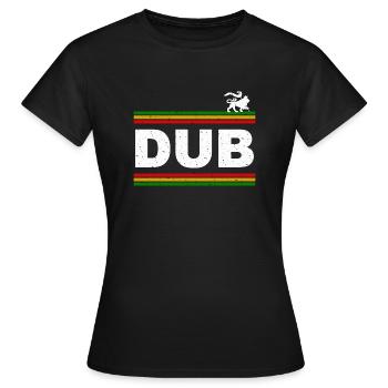 Dub Lion - Women's T-Shirt - black - Front - AI Model Female 172 dark (172cm)