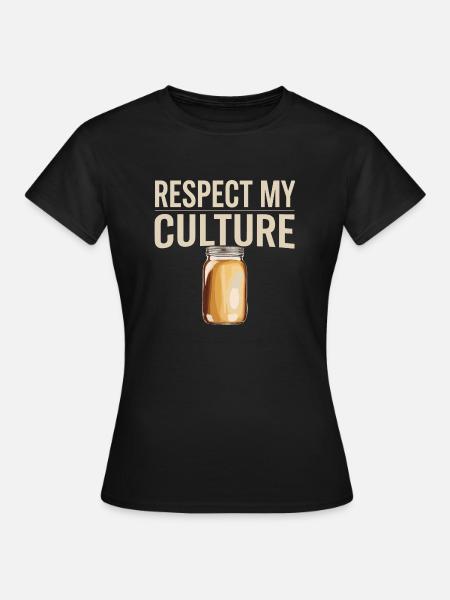 Fermentierte Teekultur feiern - Frauen T-Shirt - Schwarz