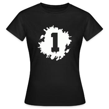 1 blob - Women's T-Shirt - black - Front - AI Model Female 172 dark (172cm)
