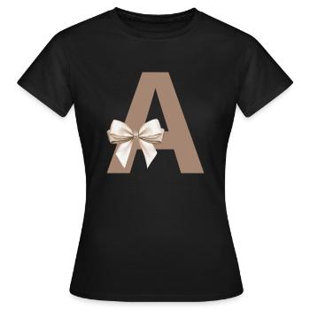 Brief an den Knoten - Frauen T-Shirt - Schwarz - Vorne - AI Model Female 172 dark (172cm)