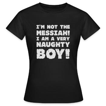 Messiah - Women's T-Shirt - black - Front - AI Model Female 172 dark (172cm)