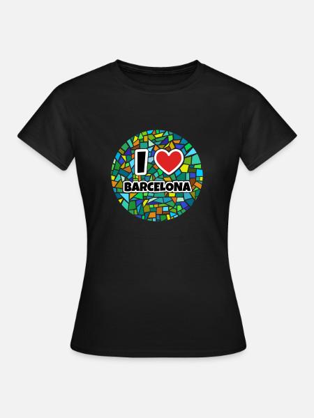 Barcelone - T-shirt Femme - noir