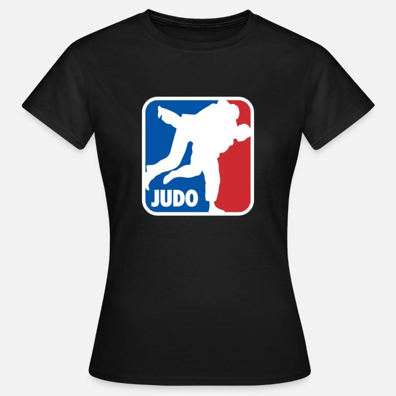 Judo Logo - T-shirt Femme - noir