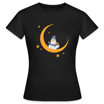 Sandmann - Frauen T-Shirt - Schwarz - Vorne - AI Model Female 172 dark (172cm)
