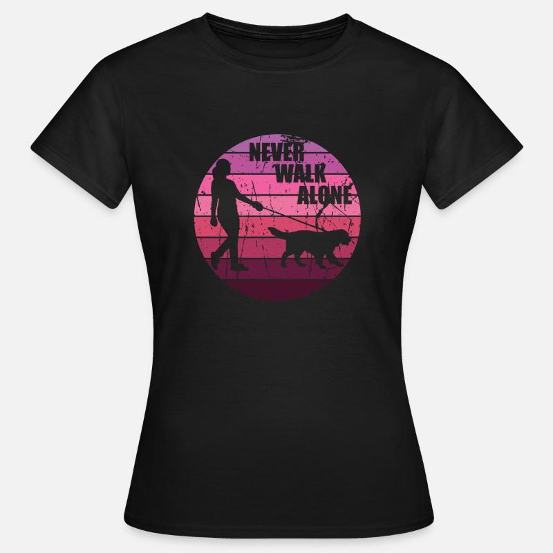 Never walk alone - Women's T-Shirt - black