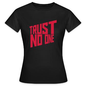 ne faites confiance à personne pour ne citer - T-shirt Femme - noir - Devant - AI Model Female 172 dark (172cm)
