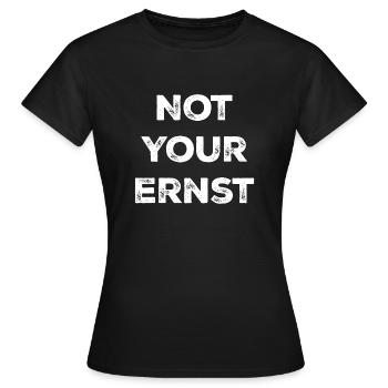 pas votre sérieux - T-shirt Femme - noir - Devant - AI Model Female 172 dark (172cm)