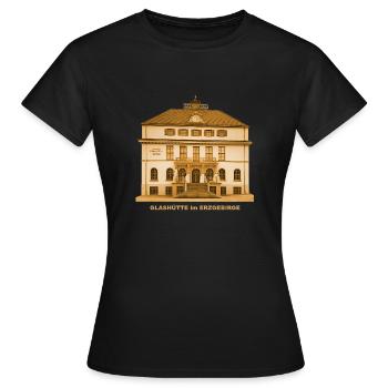 Glashütte Erzgebirge Uhrenmuseum Sachsen - T-shirt Femme - noir - Devant - AI Model Female 172 dark (172cm)