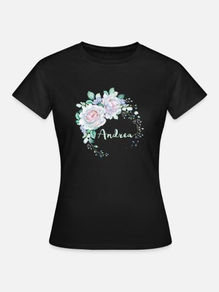 Für Andrea - Frauen T-Shirt - Schwarz