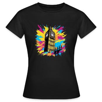 Big Ben - Women's T-Shirt - black - Front - AI Model Female 172 dark (172cm)