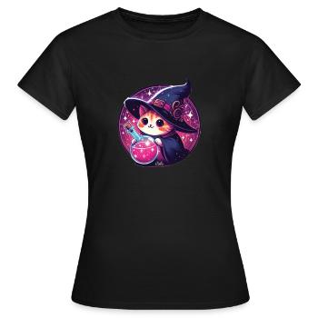 Zaubertrank Katze 2 - Frauen T-Shirt - Schwarz - Vorne - AI Model Female 172 dark (172cm)